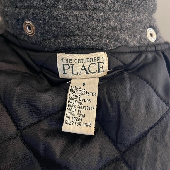 The Children's Place Gray Wool Jacket - Picture 5 of 5